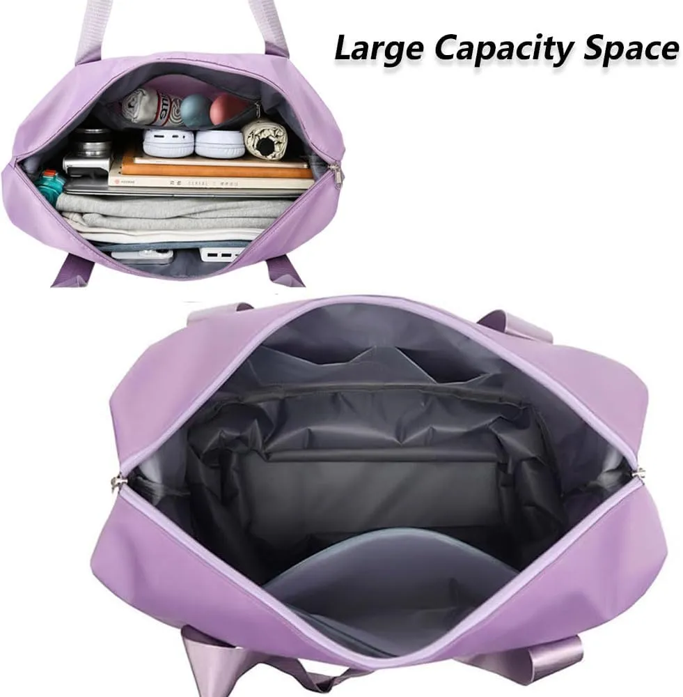 Pepepo Travel Bag with Wheel, Kulken Travel Bags with Wheels, Large Expandable Bag with Removable Wheels (black)