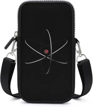 Physics of Quantum Crossbody Cell Phone Purse Crossbody Mini Bag Fashion Phone Pouch Wallet with Detachable Strap
