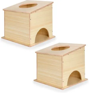 Play Platoon Cornhole Airmail Box - Set of 2 - Perfect for Practice - Competitive Cornhole Player Bag Toss Training, Prepare for Professional Games - Board only, Bags not Included