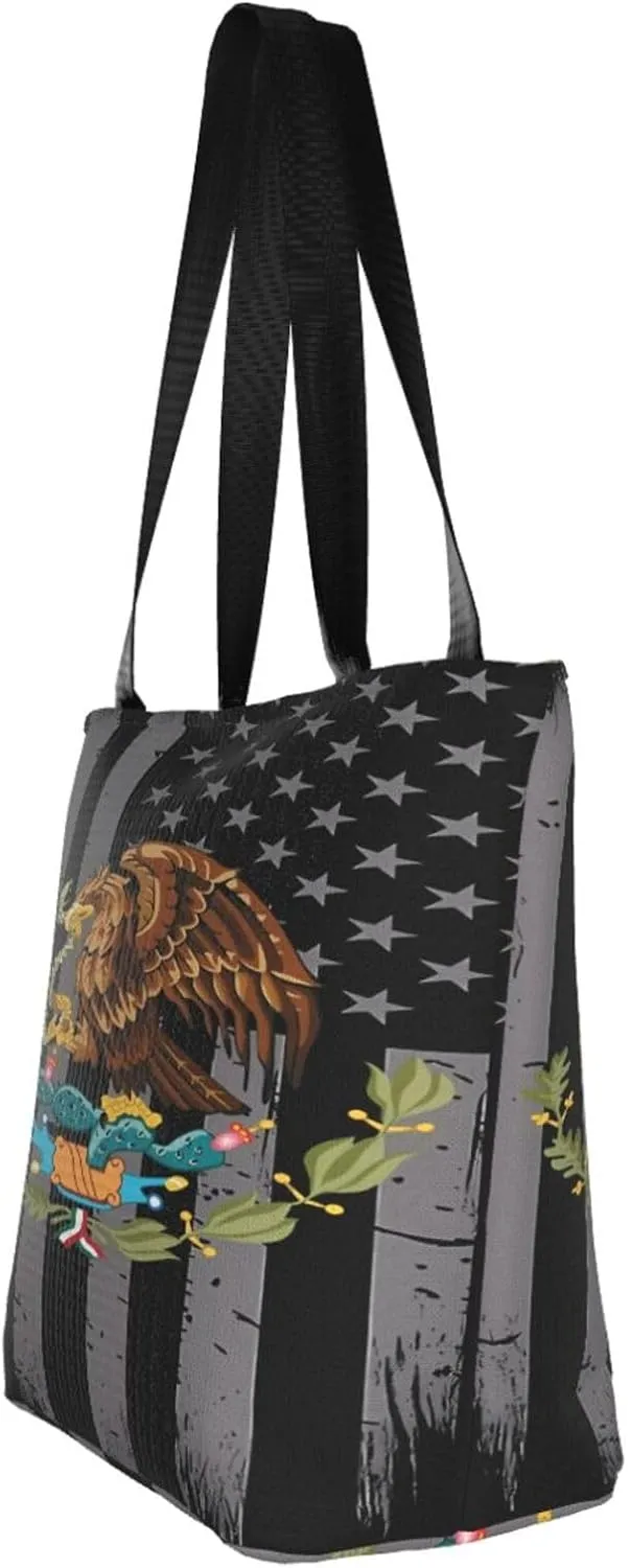 Poland Country Polska Map Women's Tote Bag Shoulder Bag Shopping Handbag Large Capacity Handbag With Zipper