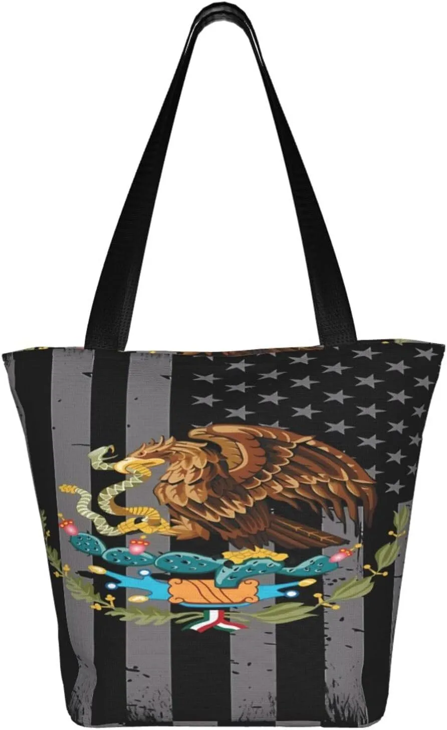 Poland Country Polska Map Women's Tote Bag Shoulder Bag Shopping Handbag Large Capacity Handbag With Zipper