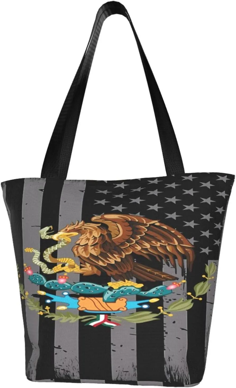 Poland Country Polska Map Women's Tote Bag Shoulder Bag Shopping Handbag Large Capacity Handbag With Zipper