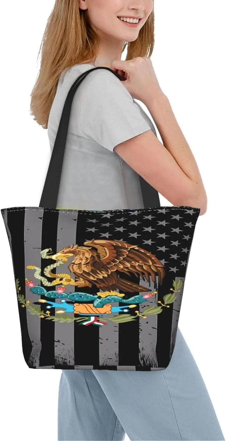 Poland Country Polska Map Women's Tote Bag Shoulder Bag Shopping Handbag Large Capacity Handbag With Zipper