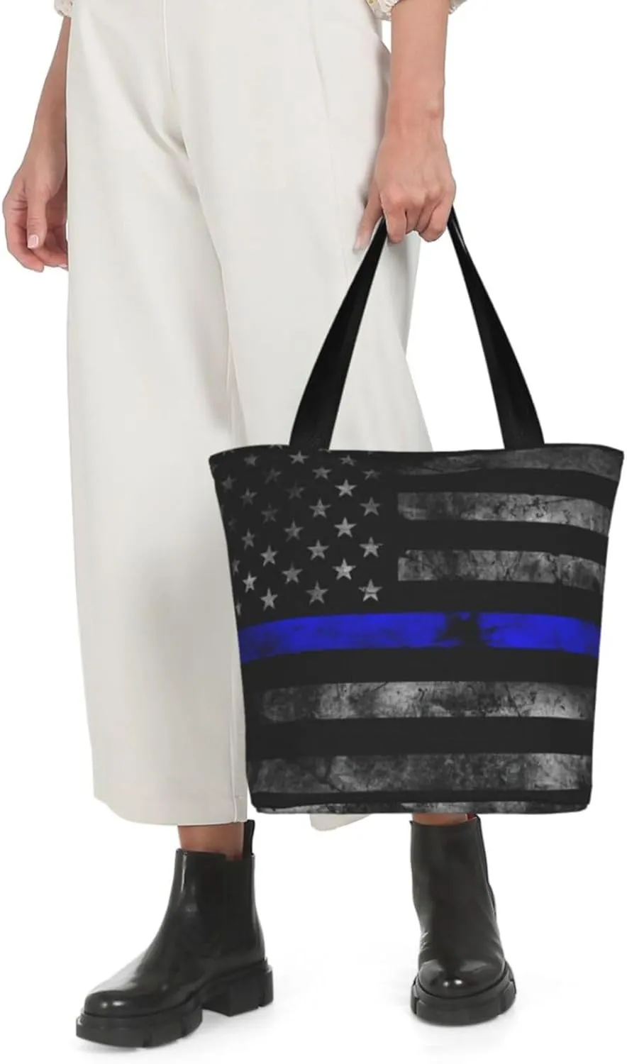 Polish Flag Poland Polska Women's Tote Bag Shoulder Bag Shopping Handbag Large Capacity Handbag With Zipper
