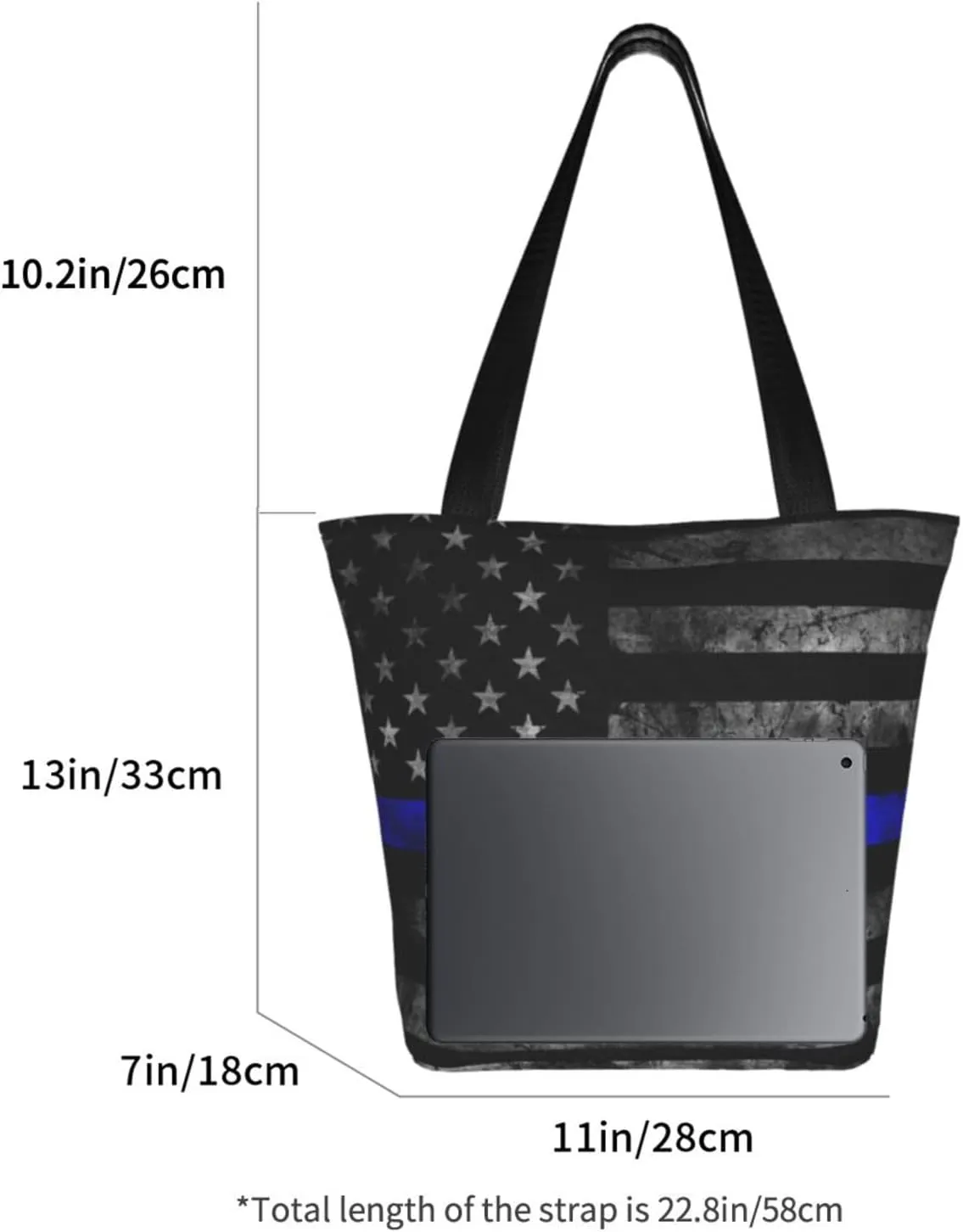 Polish Flag Poland Polska Women's Tote Bag Shoulder Bag Shopping Handbag Large Capacity Handbag With Zipper