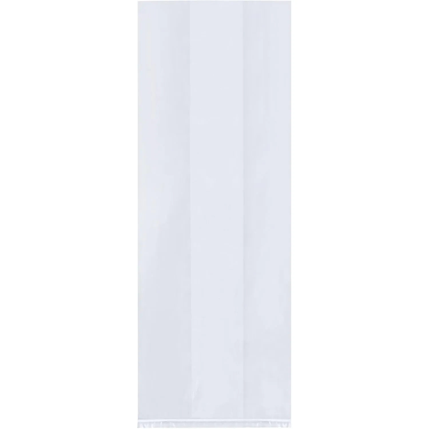 Poly Bag Guy 8' x 3' x 15', 1.5 Mil (1000/Case) Expandable Side Gusseted Open Top Crystal Clear Polypropylene Bags