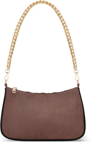 Polyester Shoulder Purses for Women,Fashion Shoulder Bag Purse Womens Crescent Crossbody Bag