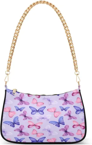 Polyester Shoulder Purses for Women,Fashion Shoulder Bag Purse Womens Crescent Crossbody Bag