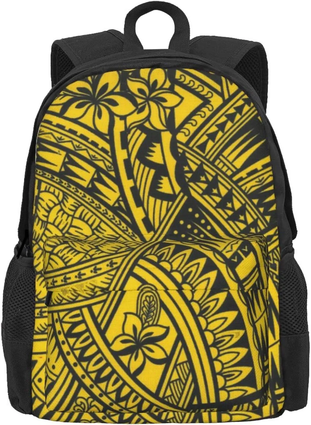 Polynesian Tribal Tongan Samoan Islander Laptop Backpack Unisex College Backpack Work Bag 17 Inch Daypack For Travel Weekender Business Hiking Sports Bookbag