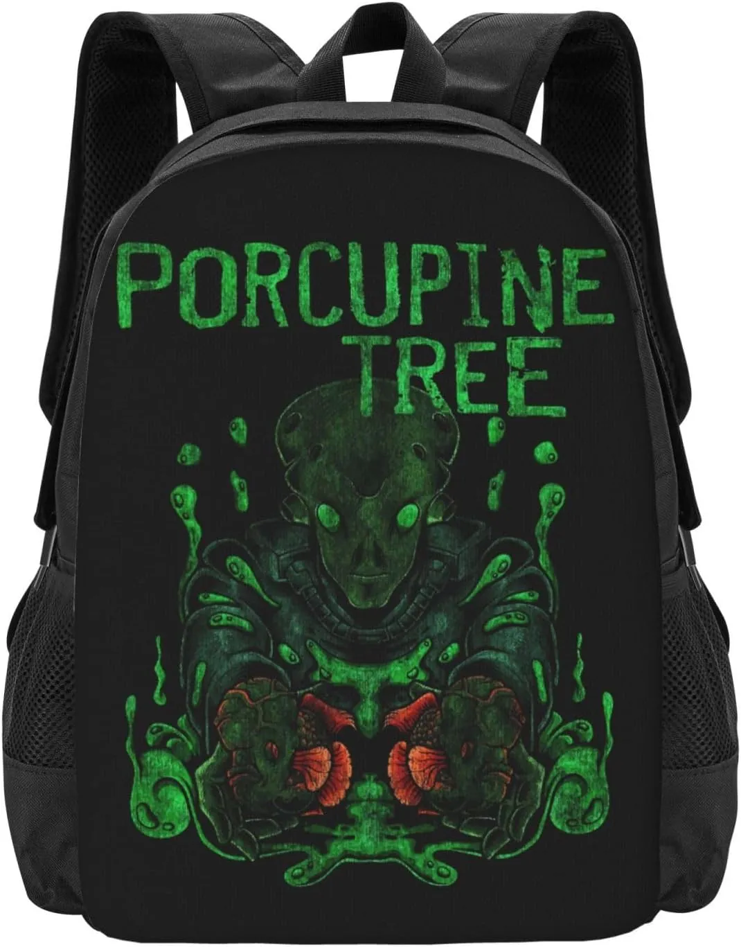 Porcupine Rock Tree Band Backpack Large Capacity Backpacks Minimalist Leisure Travel Daypack 12.5X5.5X16.5 inch