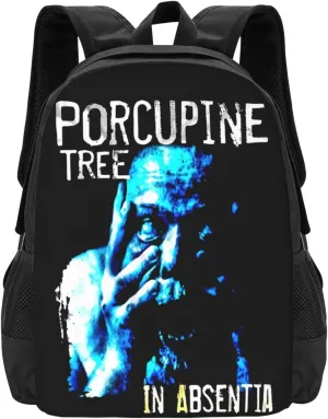 Porcupine Rock Tree Band Backpack Large Capacity Backpacks Minimalist Leisure Travel Daypack 12.5X5.5X16.5 inch