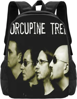 Porcupine Rock Tree Band Backpack Large Capacity Backpacks Minimalist Leisure Travel Daypack 12.5X5.5X16.5 inch