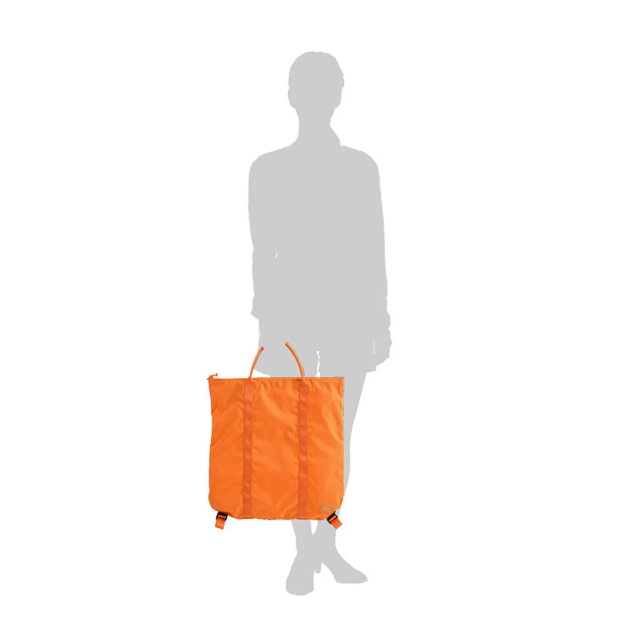 porter-yoshida & co. flex 2 way tote bag (orange)