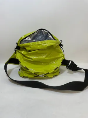 Preloved BV Tote Bag in Bright Yellow Plastic