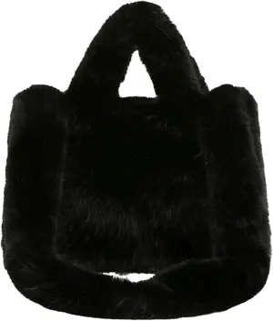 Premium Plush Teddy Tote Bag Women 2024 Fall Winter Large Capacity Lamb Wool Shoulder Handbag Cozy Fuzzy Tote Bag
