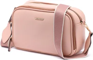 Prettyzys Crossbody Bags for Women, Medium Size Shoulder Handbags, Satchel Purse with Multi Zipper Pocket