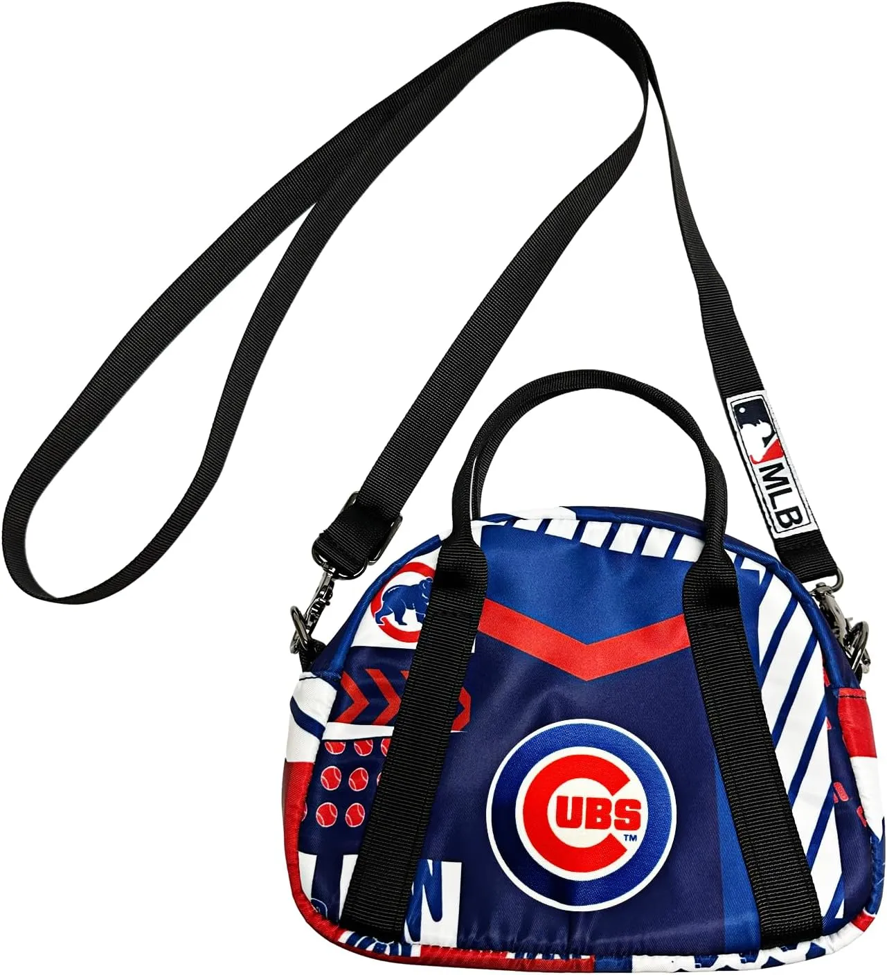 Pro Specialties Group Chicago Cubs Sling Purse, Licensed Gift Merch for Cubs Fans TM1851 (Street Series Adult Bags) Crossbody Bag: Water resistant Sling Bag Chicago Merchandise for Women