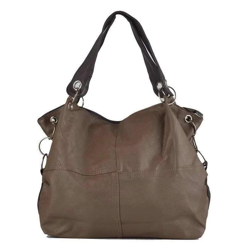 PU Leather bags women messenger bag/ Splice grafting Vintage Shoulder Crossbody Bags
