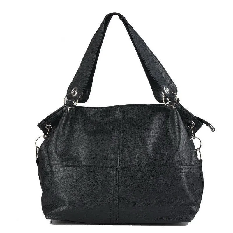 PU Leather bags women messenger bag/ Splice grafting Vintage Shoulder Crossbody Bags
