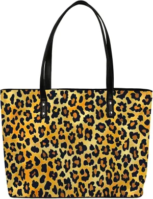PU Leather Tote Bag for Women - Large Purses Handbags Top Handle Ladies Shoulder Bag with Zipper for Work Travel