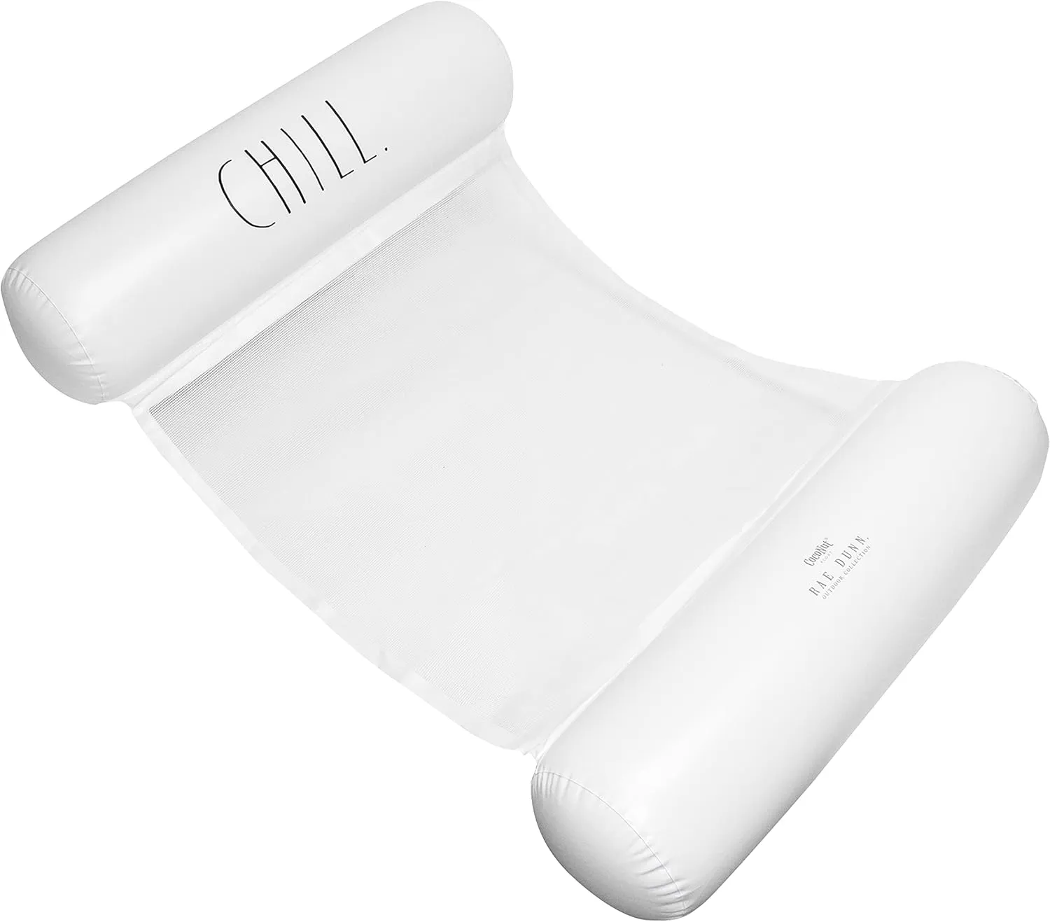 Rae Dunn x CocoNut Float Adult Hammock Float - Adult Size Multi-Purpose Inflatable Drifter, Saddle Float & Lounge Chair - Versatile Ride-On for Summer & Swim Parties