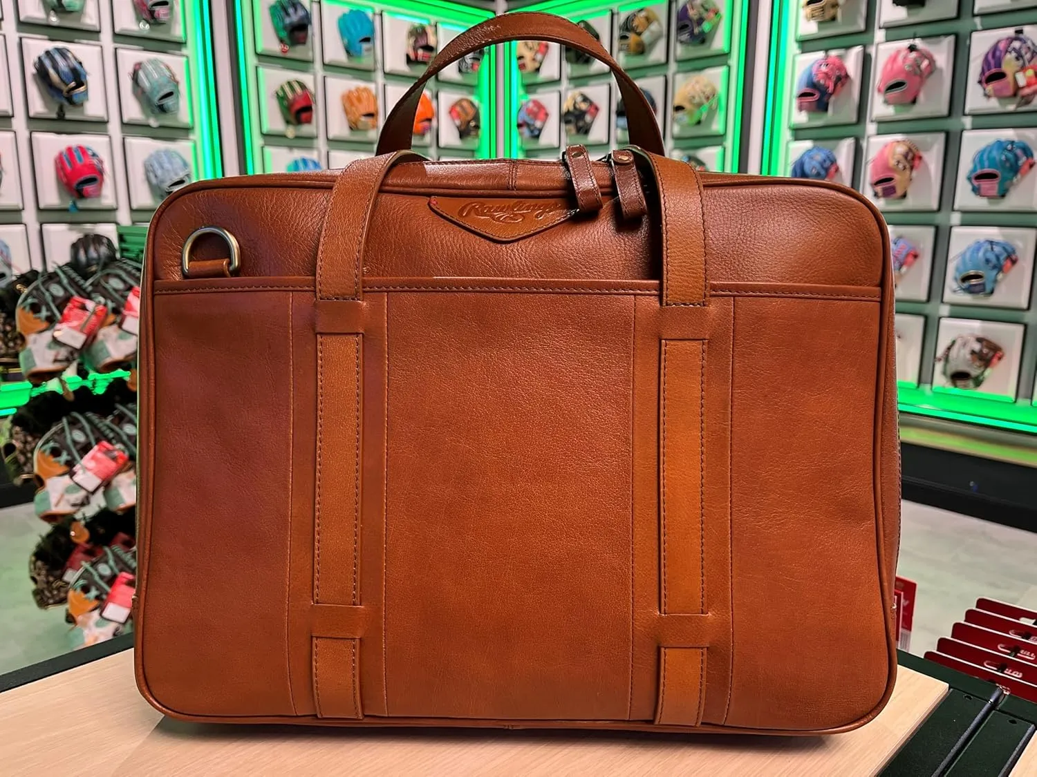 Rawlings | Men's Leather Messenger Briefcase Collection | Multiple Styles & Colors