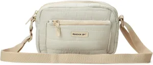 Reebok Women's Crossbody Bag - Quilted Nylon Sling Bag Travel Purse with Adjustable Strap and Secure Zipper Closures