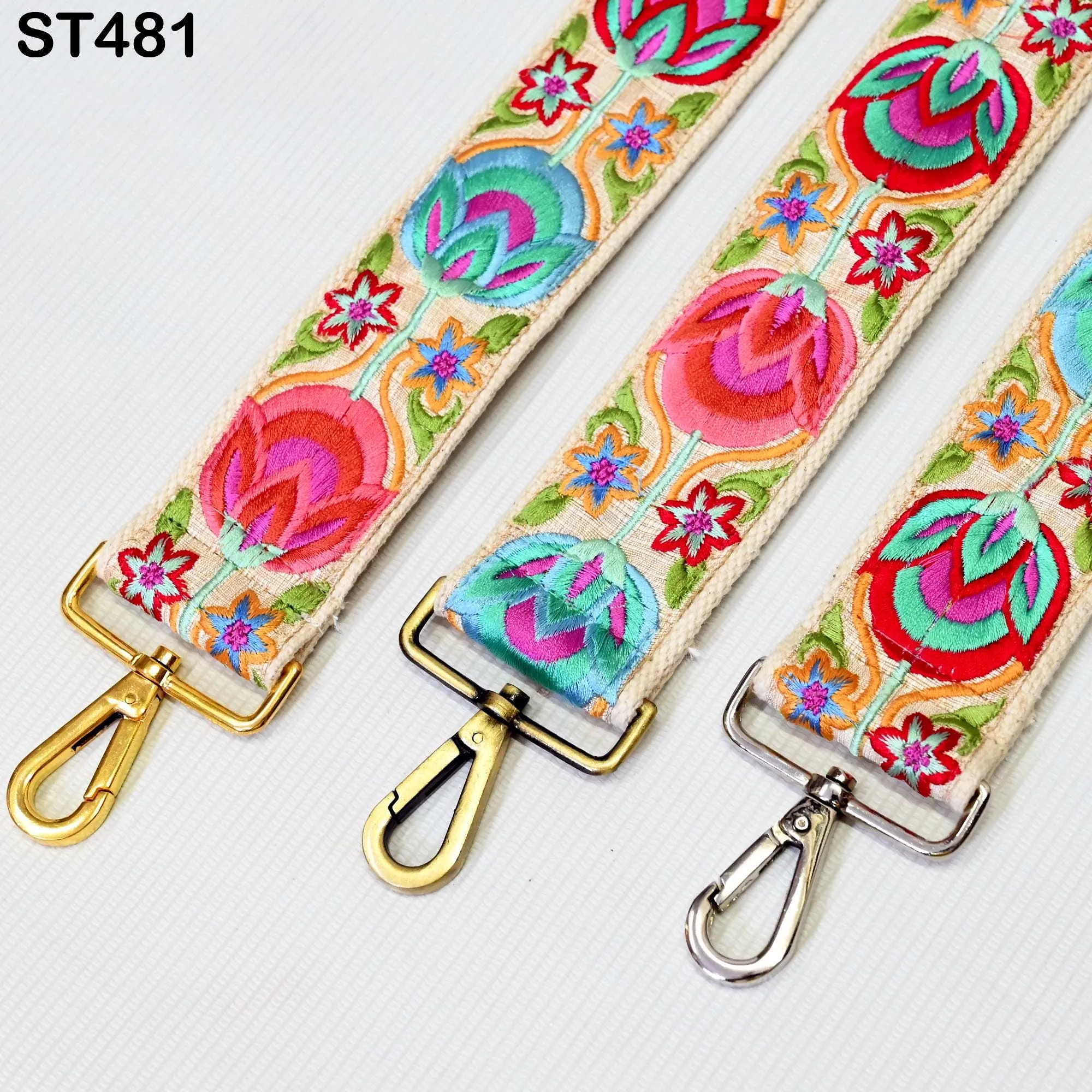 Replacement Handbag Bag Strap Embroidered Camera Strap Crossbody Strap for Purses Embroidery Adjustable Guitar Strap Gift for Holiday Season