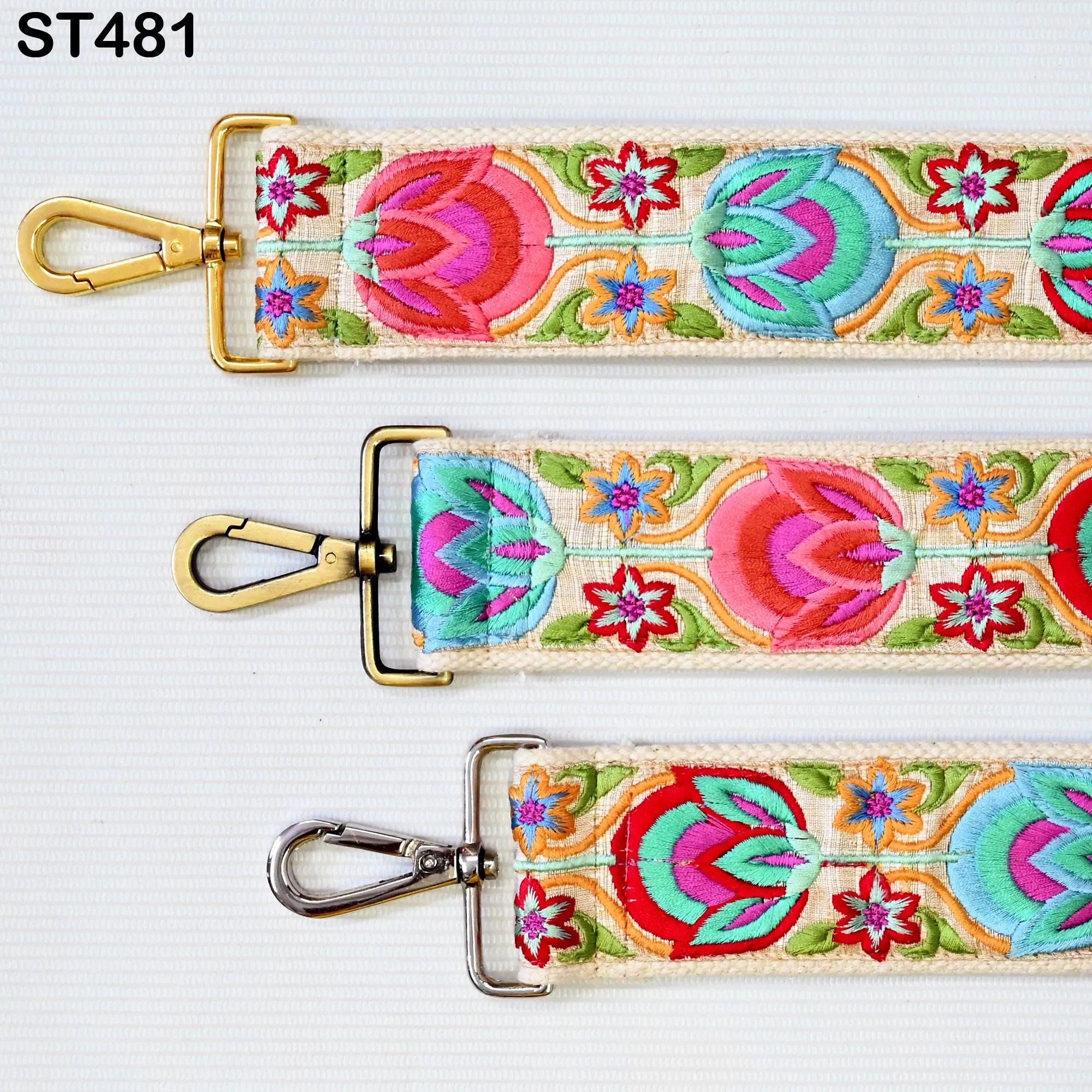 Replacement Handbag Bag Strap Embroidered Camera Strap Crossbody Strap for Purses Embroidery Adjustable Guitar Strap Gift for Holiday Season