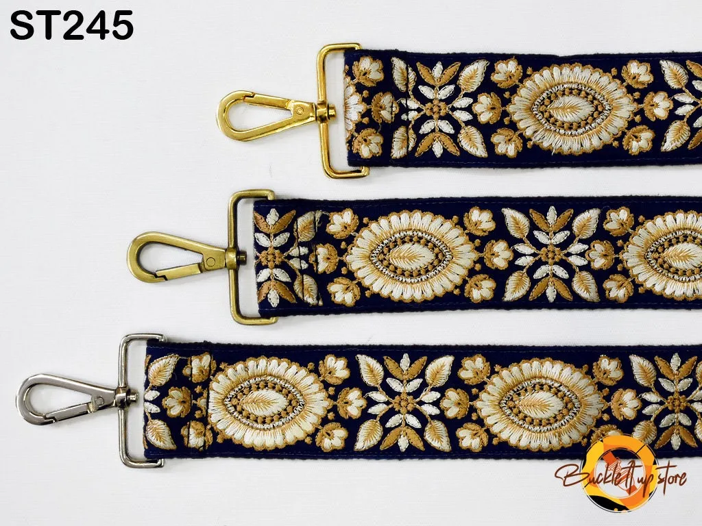 Replacement Strap Boho Guitar Strap Gift for Mom Embroidered Purse Strap Crossbody Strap for Purses Boho Bags Strap Embroidery Handbag Strap