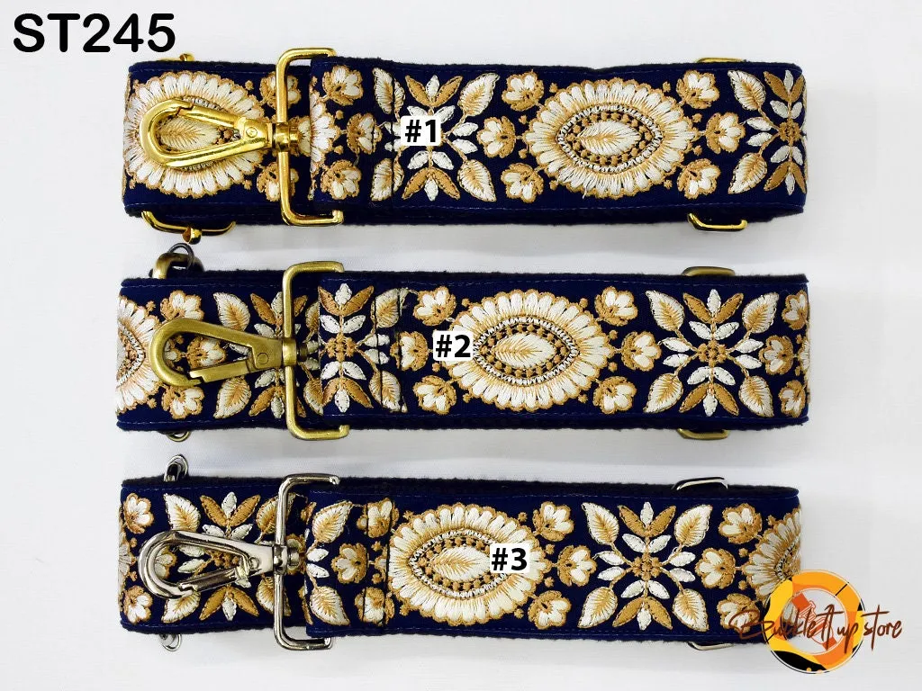 Replacement Strap Boho Guitar Strap Gift for Mom Embroidered Purse Strap Crossbody Strap for Purses Boho Bags Strap Embroidery Handbag Strap