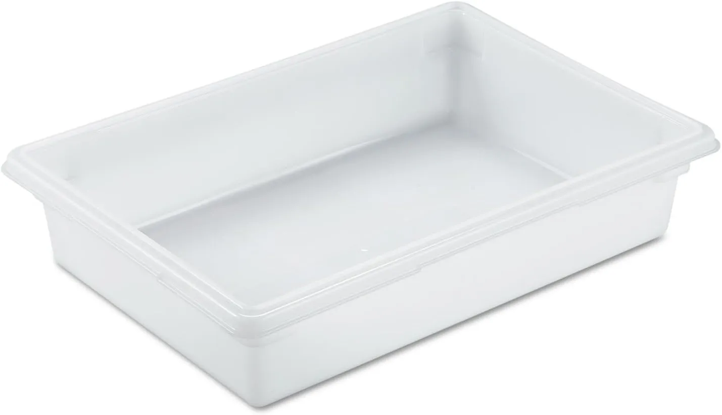 Rubbermaid RCP3508WHI Food/Tote Boxes 8.5gal 26w x 18d x 6h White
