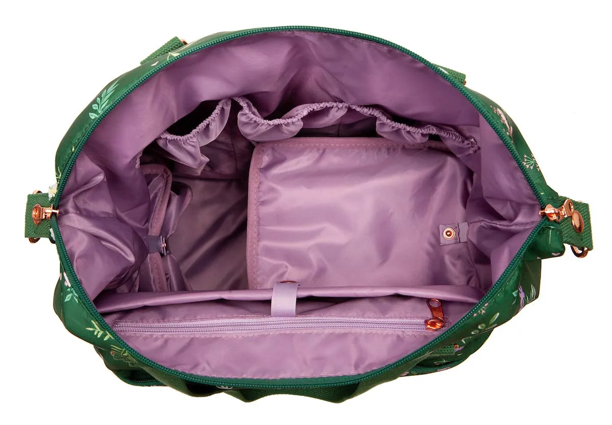 Sarah Wells Lizzy Breast Pump Bag - Compatible with Spectra, Medela, and More - Insulated Cooler Pocket (Olive You)