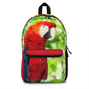 Scarlet Red Macaw Parrot Backpack
