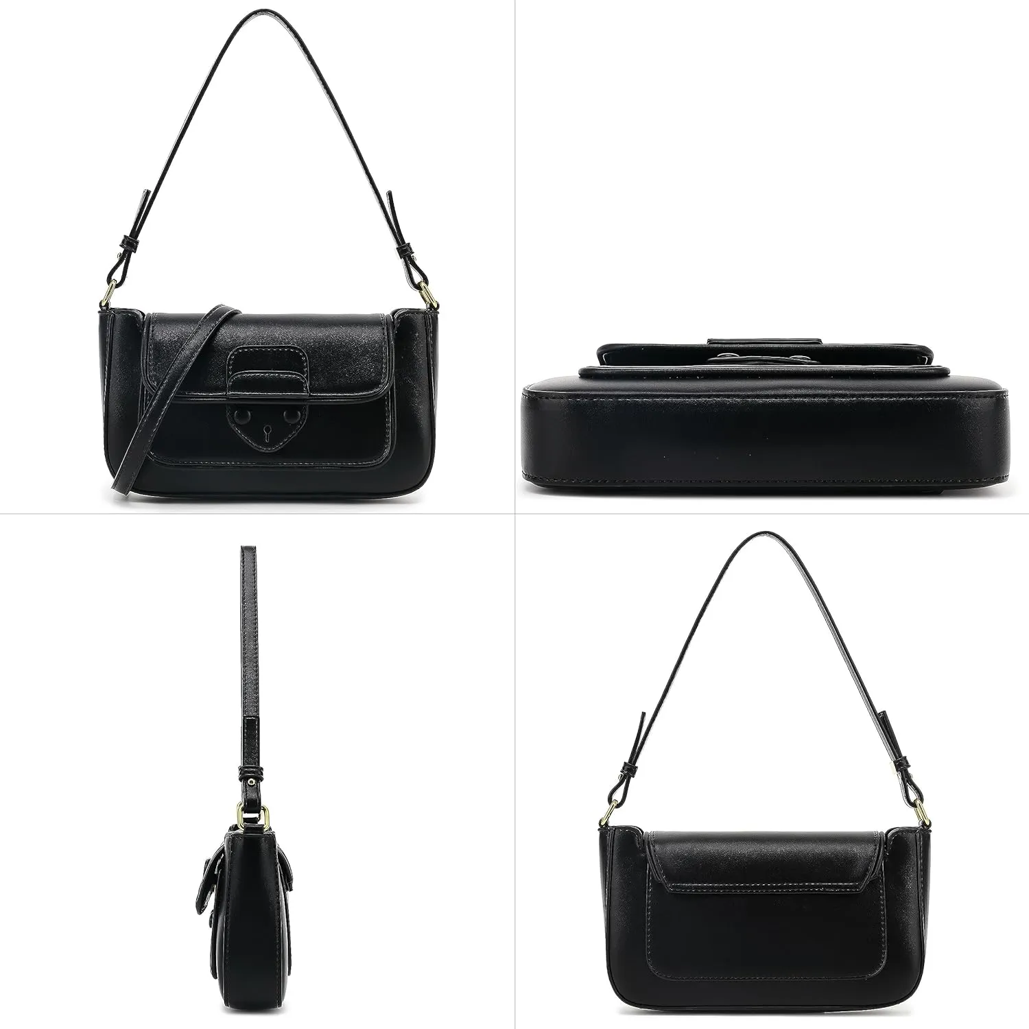 Scarleton Crossbody Bags for Women, Purses for Women, Lightweight Shoulder Bag Purse, Crossbody Bag with 2 Straps, H2087
