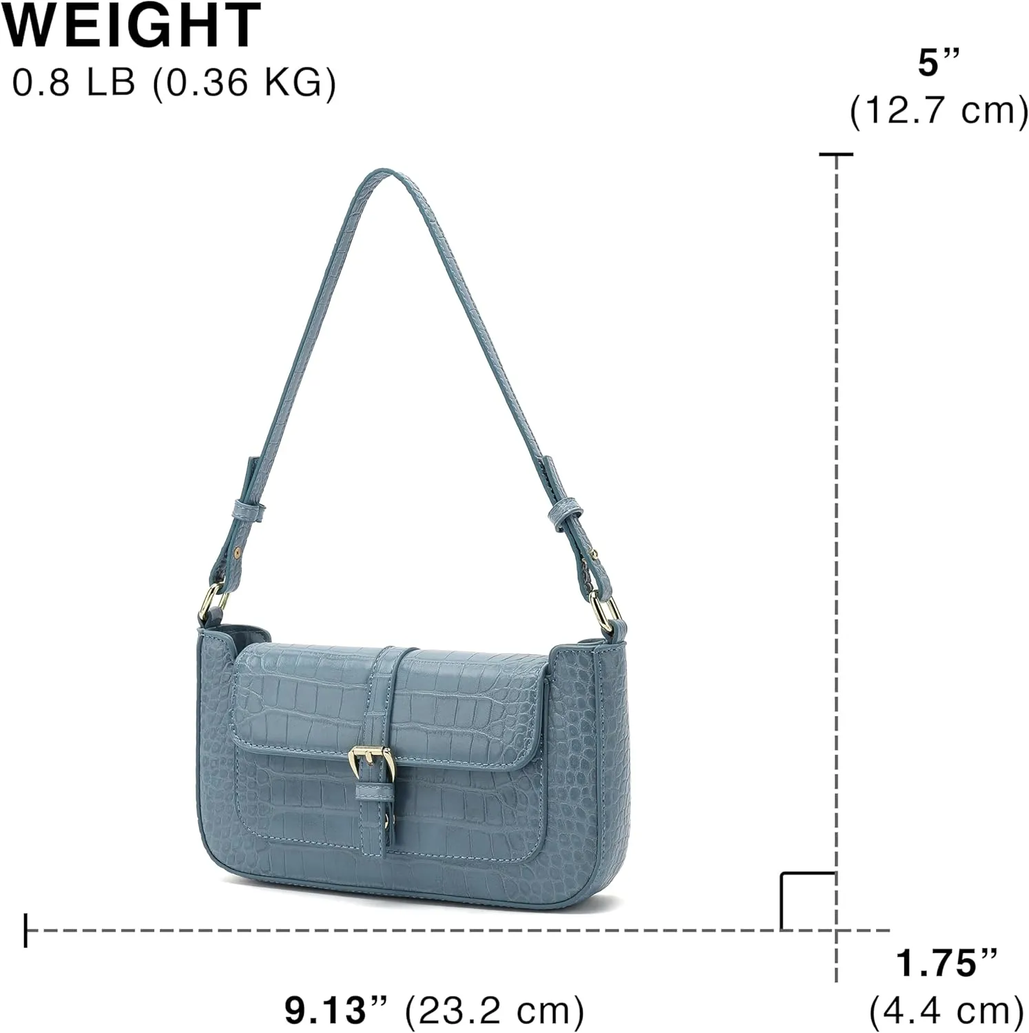 Scarleton Crossbody Bags for Women, Purses for Women, Lightweight Shoulder Bag Purse, Crossbody Bag with 2 Straps, H2087