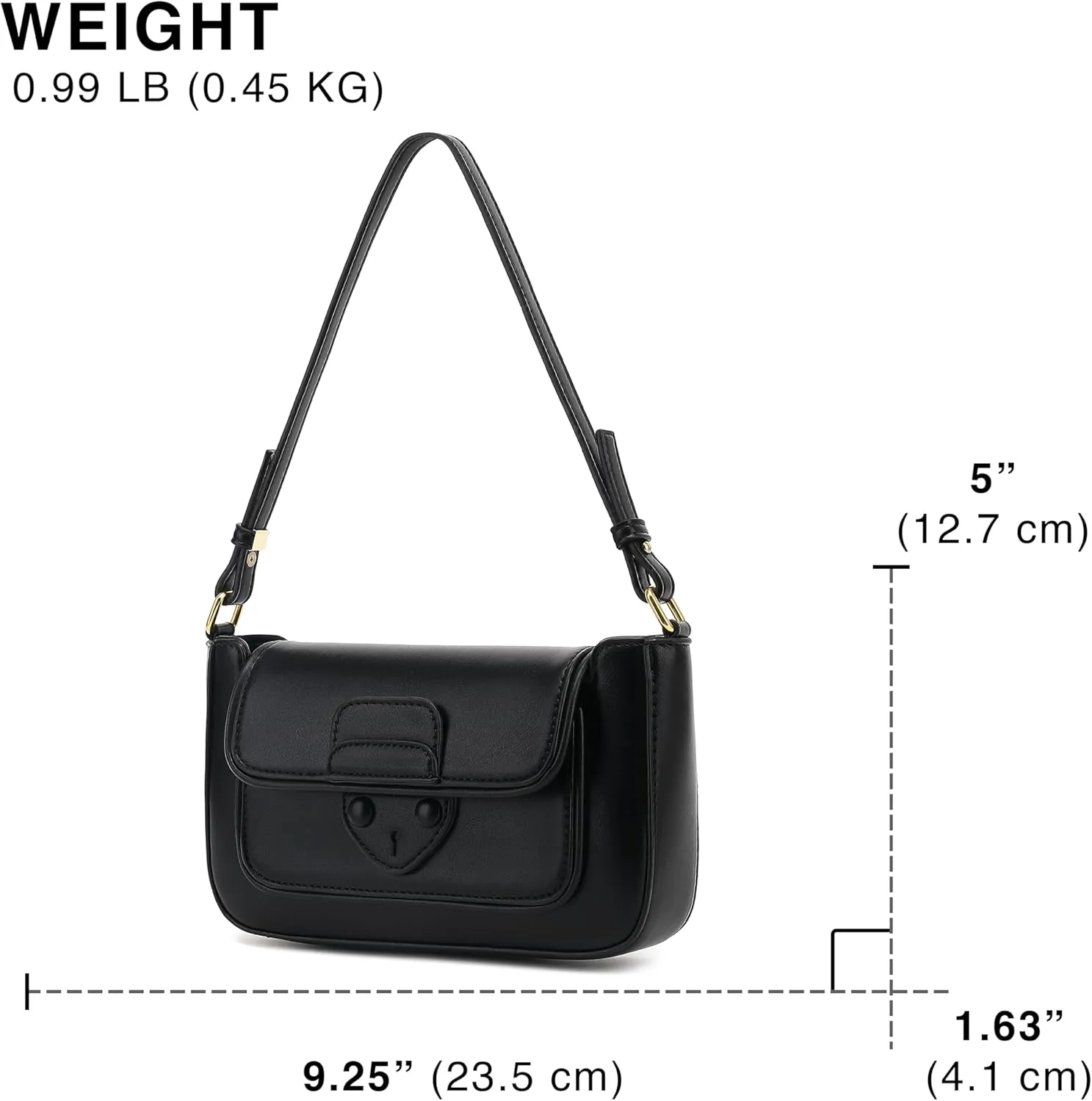 Scarleton Crossbody Bags for Women, Purses for Women, Lightweight Shoulder Bag Purse, Crossbody Bag with 2 Straps, H2087