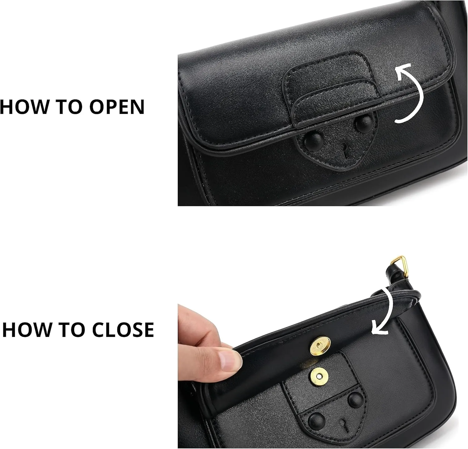 Scarleton Crossbody Bags for Women, Purses for Women, Lightweight Shoulder Bag Purse, Crossbody Bag with 2 Straps, H2087