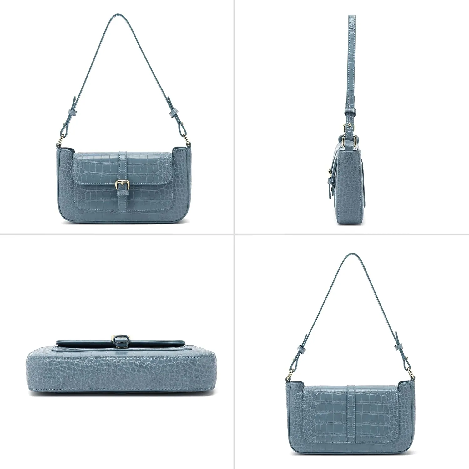 Scarleton Crossbody Bags for Women, Purses for Women, Lightweight Shoulder Bag Purse, Crossbody Bag with 2 Straps, H2087