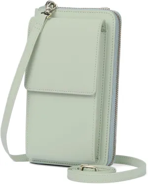 SENDEFN Small Crossbody Cell Phone Purse for Women Leather Cellphone Bags Wallet Purses with Multi Card Slots