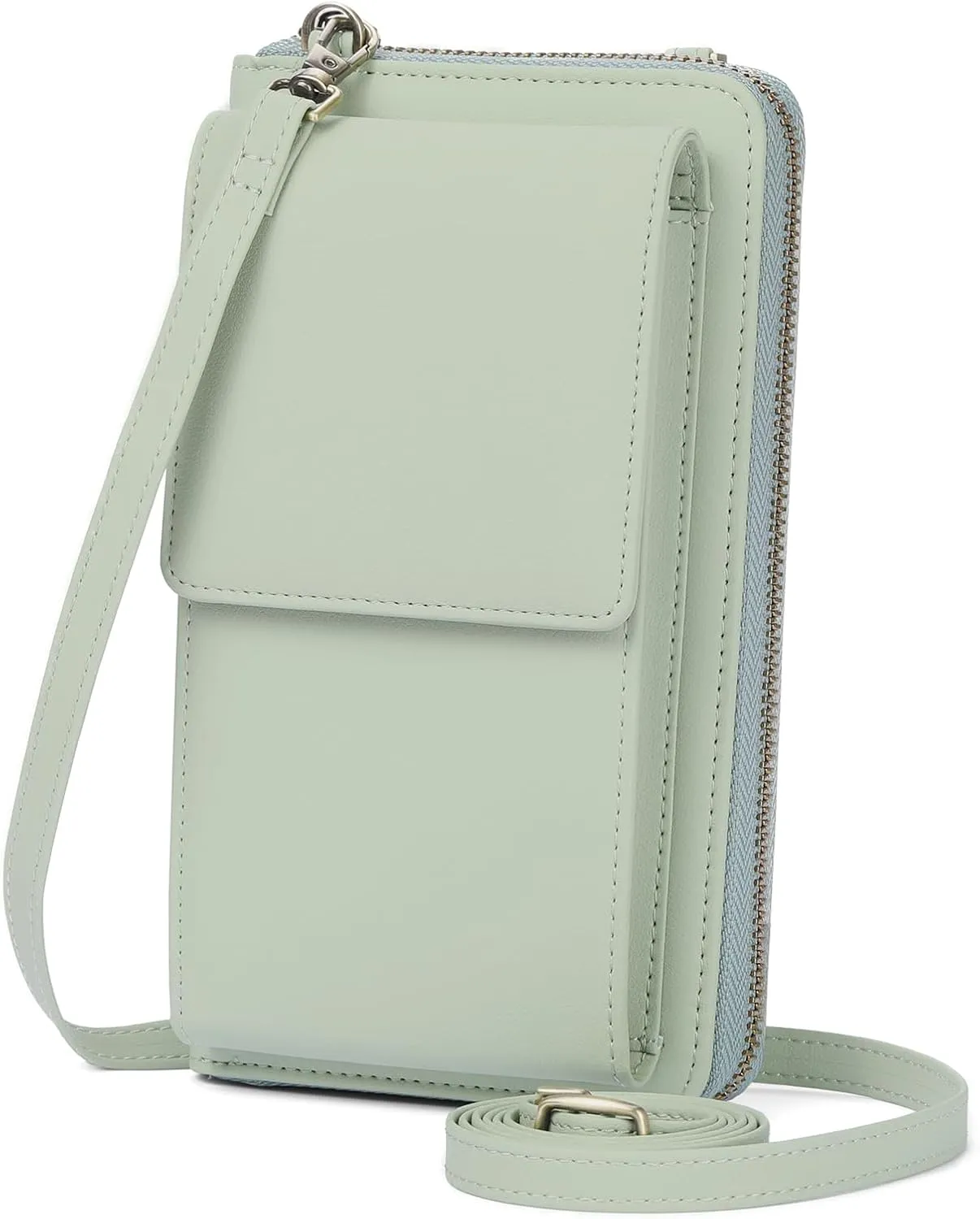 SENDEFN Small Crossbody Cell Phone Purse for Women Leather Cellphone Bags Wallet Purses with Multi Card Slots