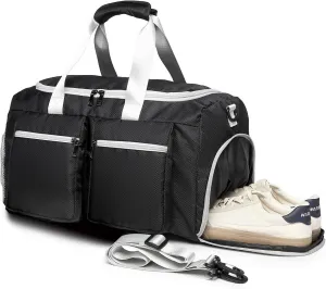 seyfocnia Unisex Adult Fashion, A02-18inch-black-white, Carry on-18 inch