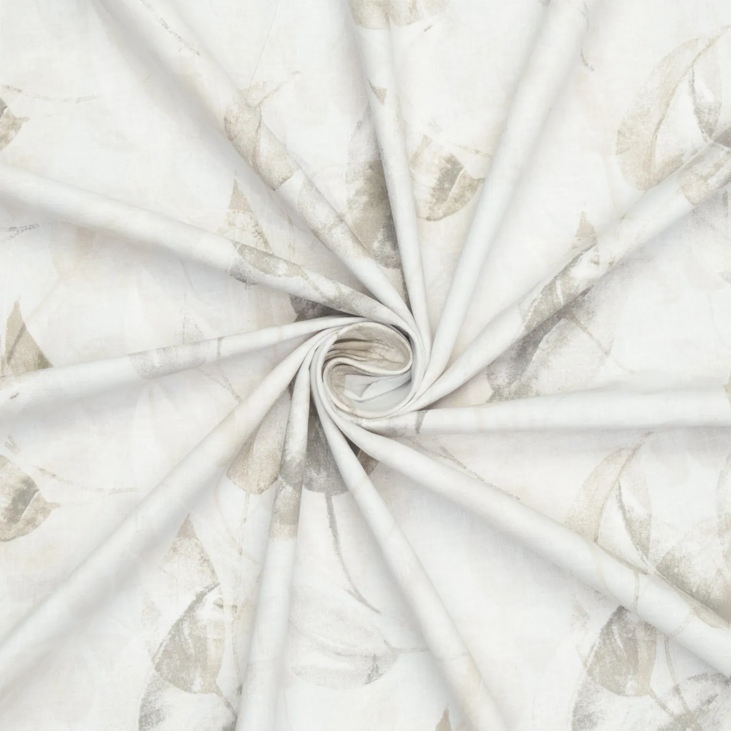 Sheeting Printed Cotton Leaves 240cm