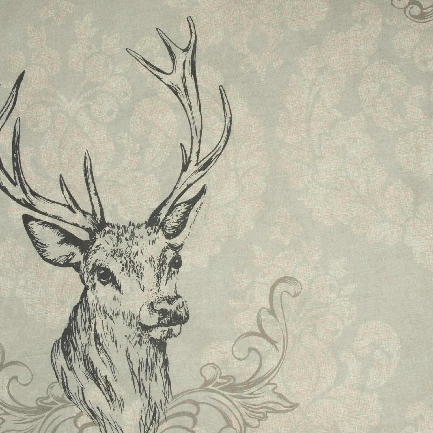 Sheeting Printed Stag Beige 240cm