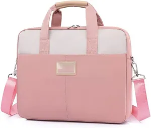 Shockproof laptop bags 13.3 14 15 15.6 inches portable backpacks for men and women (Pink-15.6-16inch)