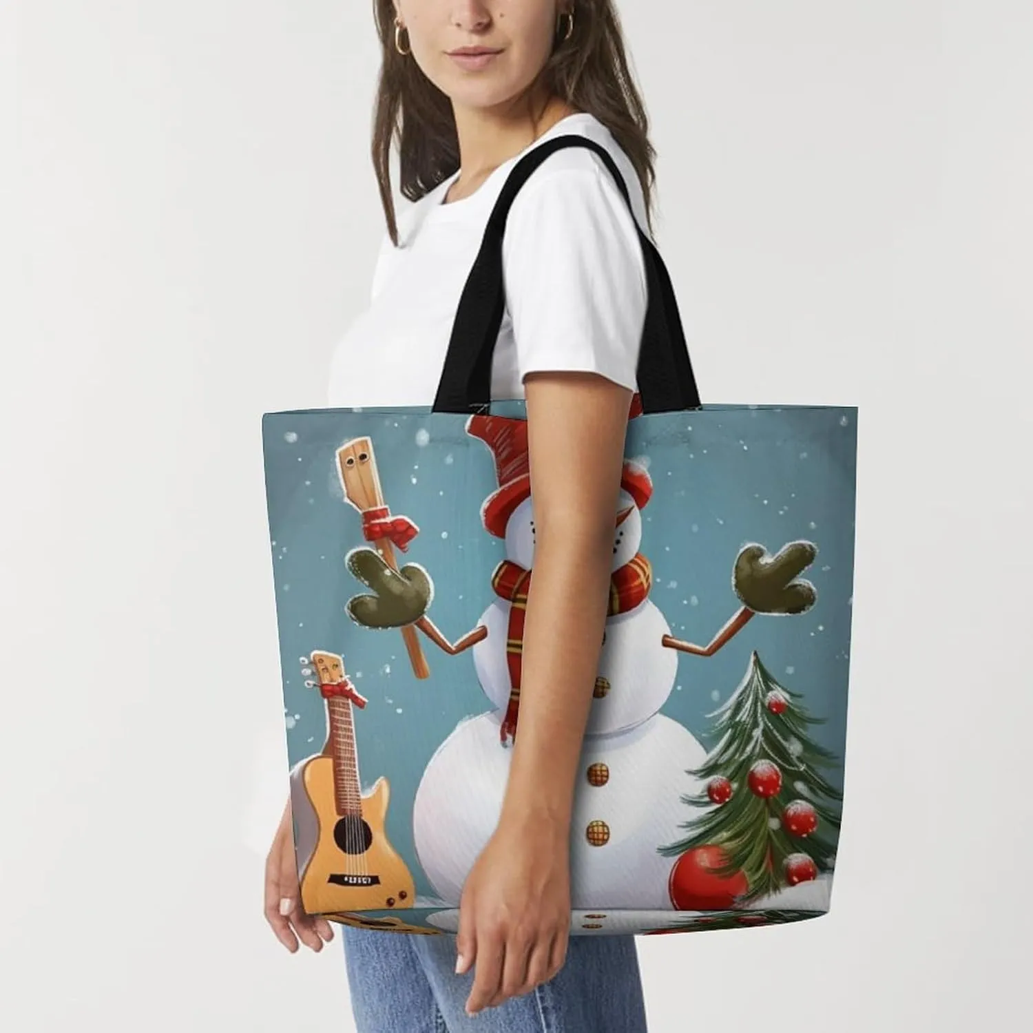 Shopping Bag for Women, Beach Sunrise Tote Bag, Large Capacity Shoulder Bags for Groceries Travel