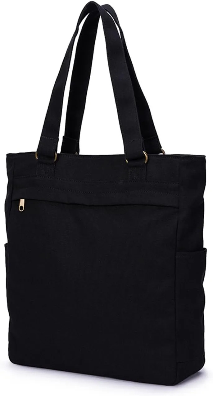 Shoulder Bag - Zip Top Tote Bag, Strong Water Resistance - Nylon Tote Bags for Women - Lightweight and Durable…