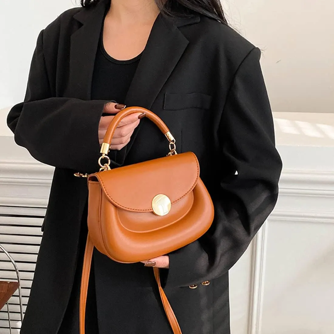 SHUIANGRAN Fashion Cross-body bags for women Womens Purses Minimalist Purses Ladies BagSingle-shoulder Crossbody Handbag