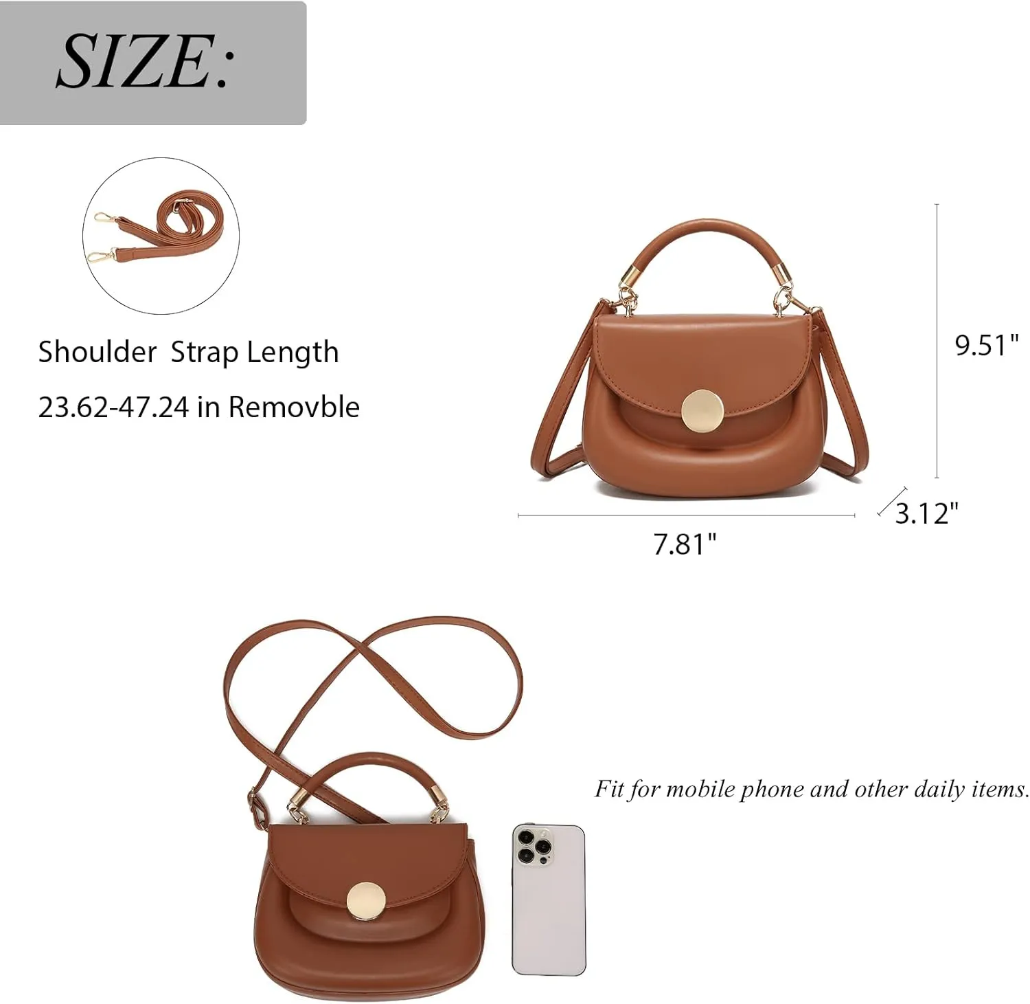 SHUIANGRAN Fashion Cross-body bags for women Womens Purses Minimalist Purses Ladies BagSingle-shoulder Crossbody Handbag