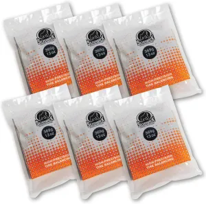 Silverback Automotive EZ 6-Pack Balancing Beads, 13 oz. Insert Bags. Ideal for Tire Dealers, Fleet Vehicles, Trucks, Vans, RVs, and Off-Road Tires